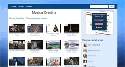 Desktop Screenshot of muzica-crestina.com